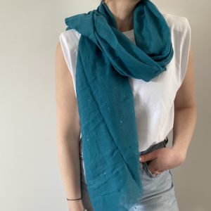 foulard bleu